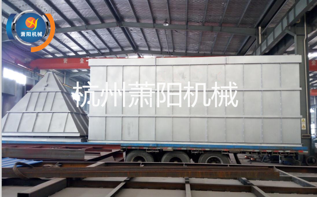 湖南客戶布袋除塵器運輸至廠房