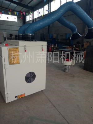 河南單機移動除塵器調(diào)試中